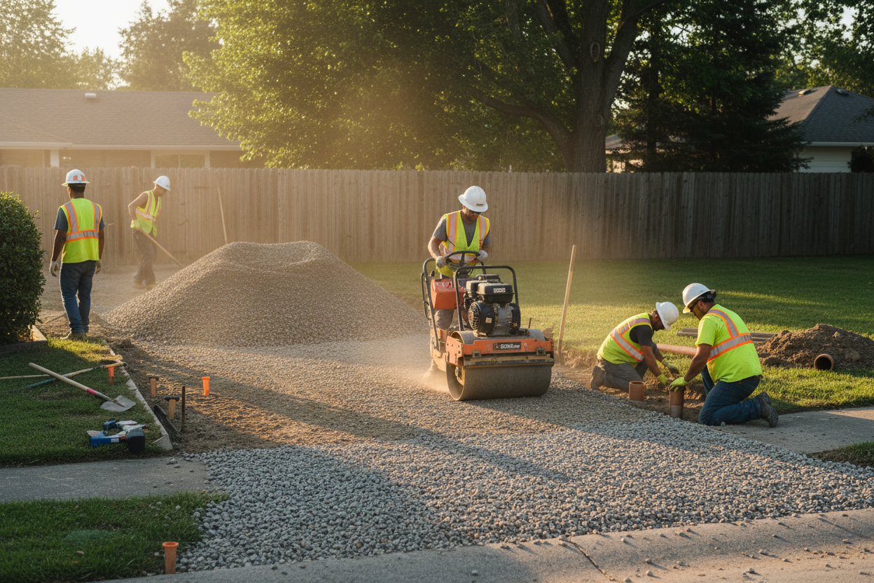driveway access construction 